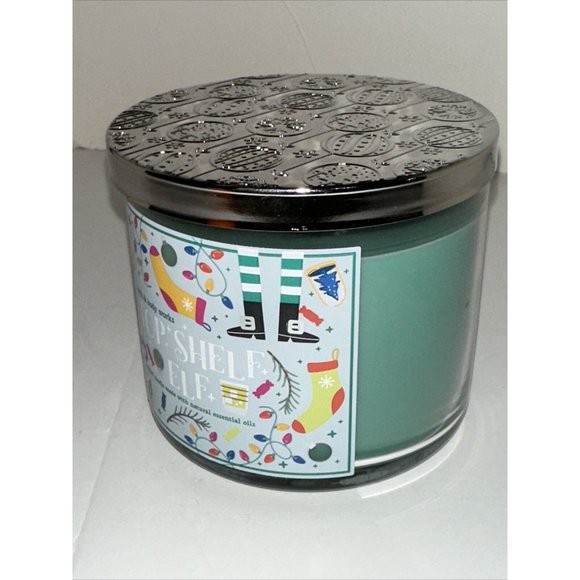 2 Bath & Body Works TOP SHELF ELF 2023 Scented 3-Wick Candle 14.5 oz NEW Set Lot - Picture 10 of 15